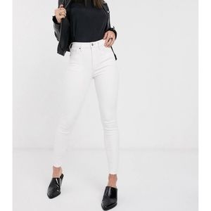 Ella Moss | High Waist Straight Leg White Jean 6